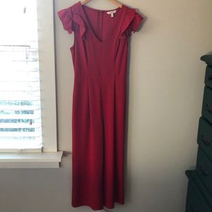 Red jumpsuit size 3